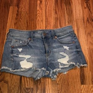 Denim shorts